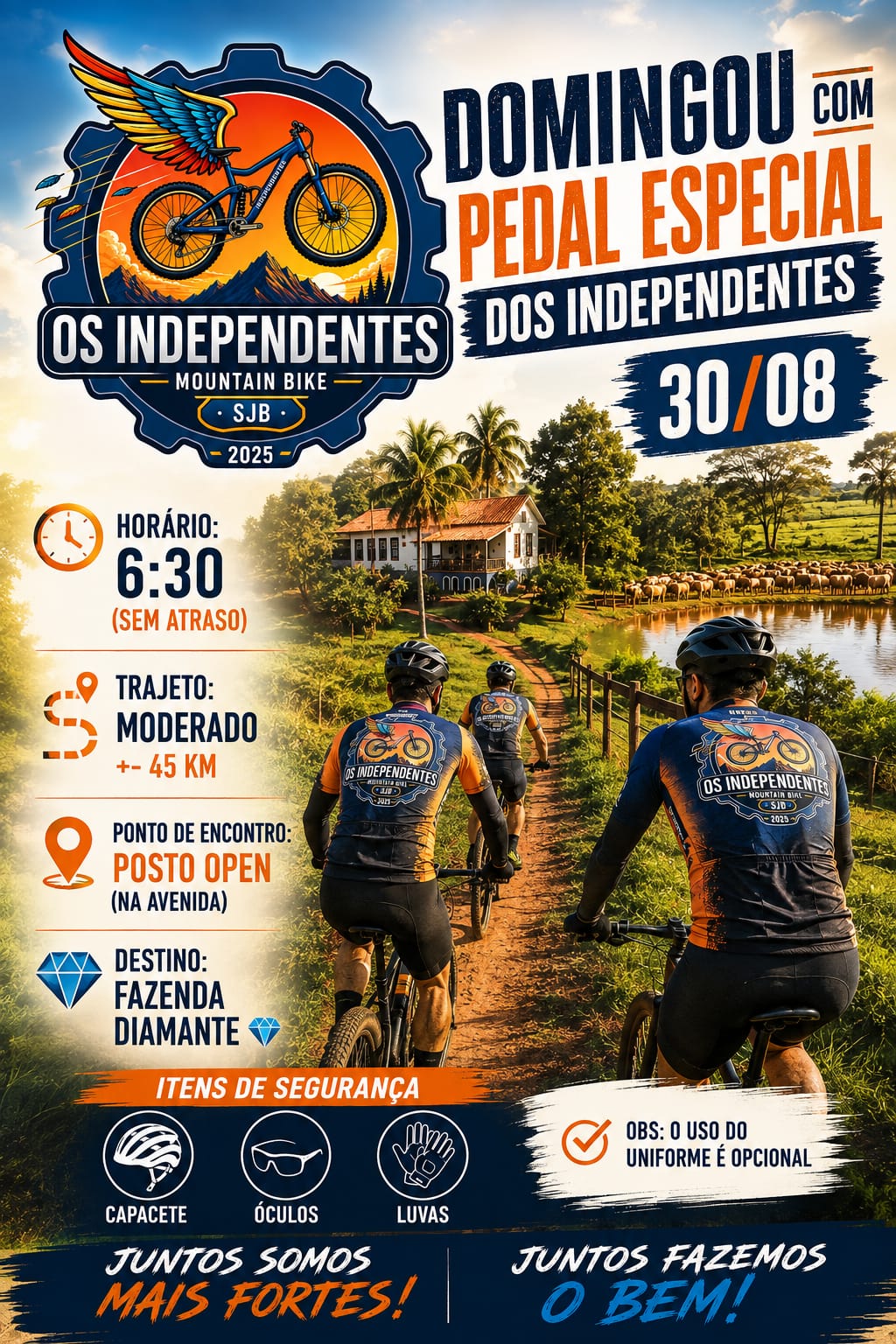 Domingou com Pedal Especial dos Independentes - 30/08/2026
